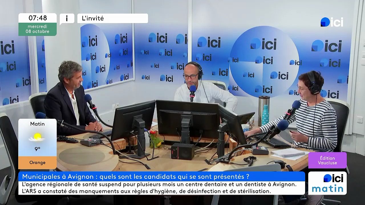 Municipales 2026 : "Je veux qu'Avignon retrouve son attractivité" affirme l'ancien présentateur candidat Olivier Galzi