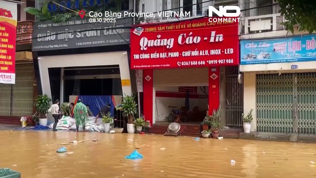 Le nord du Vietnam frappé par de graves inondations alors que les rivières dépassent les niveaux dangereux