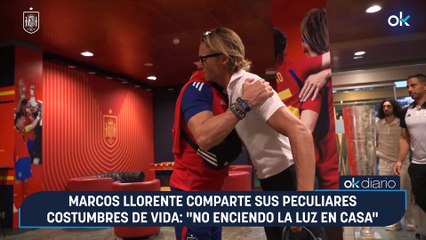 Marcos Llorente comparte sus peculiares costumbres de vida: "No enciendo la luz en casa"
