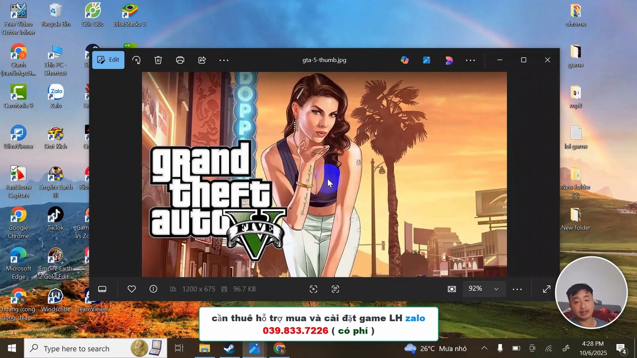 Hướng dẫn cài đặt và mua game GTA V Cướp đường phố online trên steam