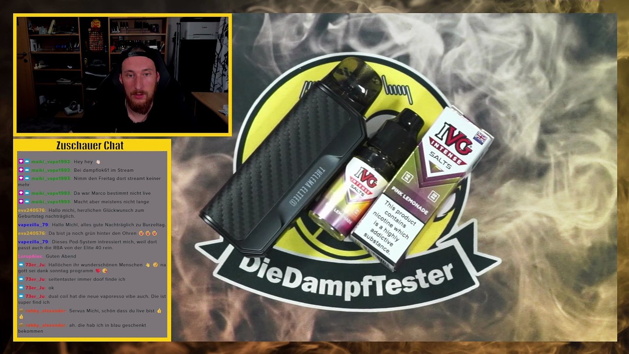 IVG Intense Pink Lemonade Liquid Geschmackstest