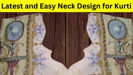 Latest and Easy Neck Design for Kurti/Suit Cutting and Stitching || step by step for beginners ||