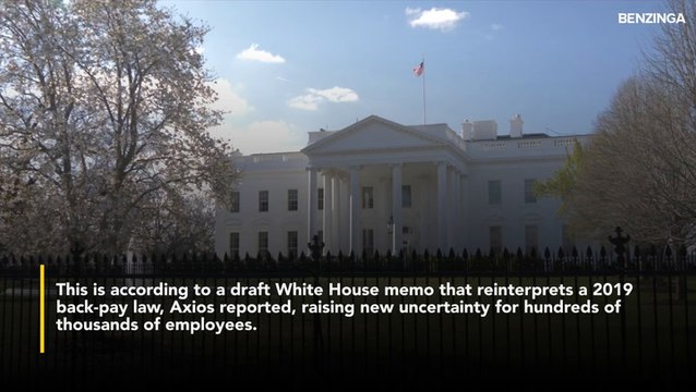 Furloughed Federal Workers Not Guaranteed Back Pay After Government Shutdown, Says White House — Points To 2019 Law Signed By Trump