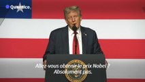 Nobel de la paix: le nom de Trump sur toutes les lèvres