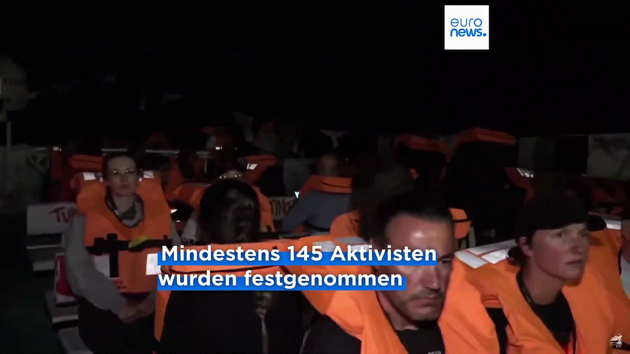 Israelisches Militär stoppt neue Hilfsflotte auf dem Weg nach Gaza