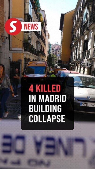 Four dead after Madrid building collapses during hotel conversion