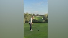 Alcaraz impresiona a todos con este swing... ¡delante de Jon Rahm!