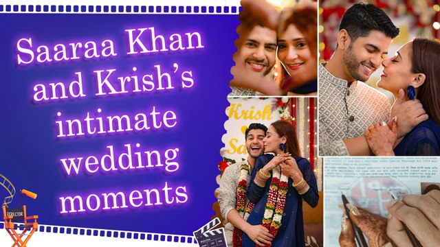 Saaraa Khan on marrying Krish Pathak: 'Two hearts, two cultures, one forever'
