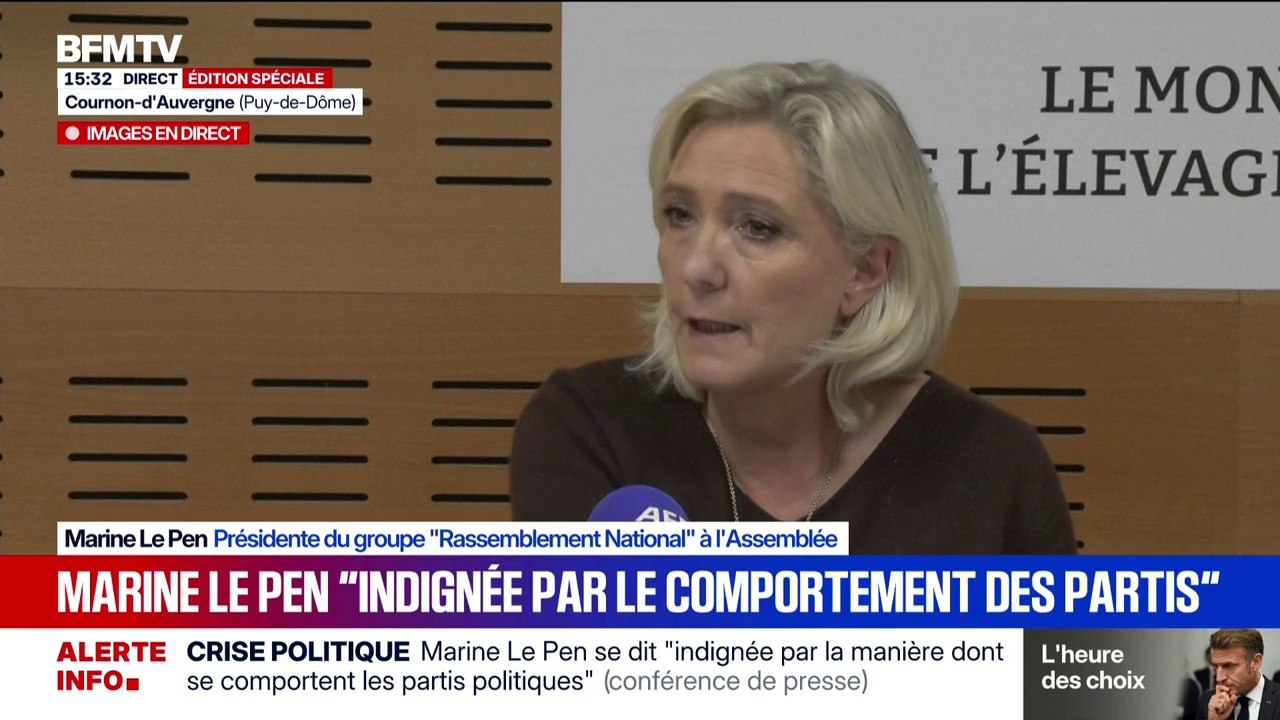 Accords avec le Mercosur: "C'est pire qu'une déloyauté, c'est une trahison" envers les agriculteurs, assure Marine Le Pen
