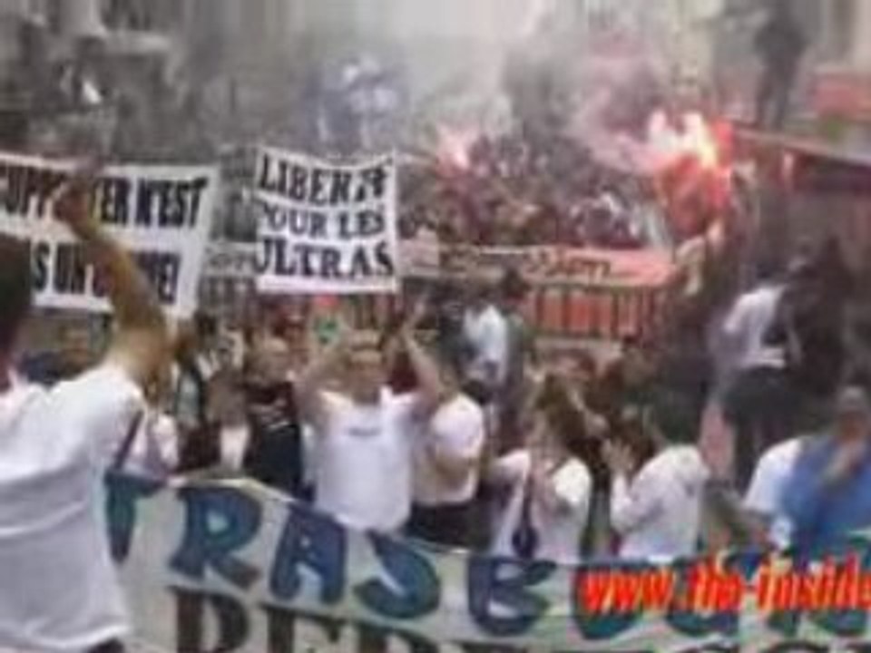 MANIFESTATION ULTRAS NICE 17 MAI 2008