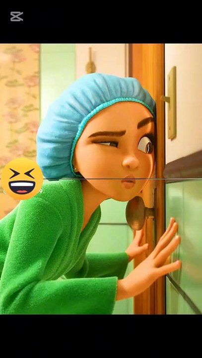 A GIRL CREATE MESSS CARTOON