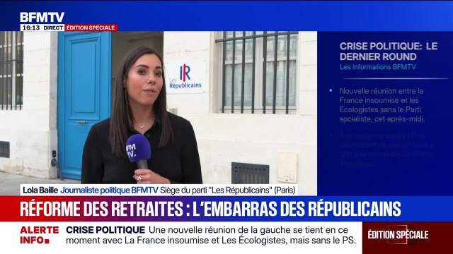 Suspension de la réforme des retraites, une hypothèse qui divise les Républicains