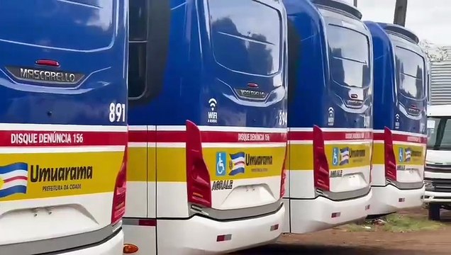 Umuarama recebe novos ônibus e avança na mudança do transporte coletivo