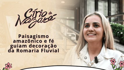 Paisagismo amazônico e fé guiam decoração da Romaria Fluvial