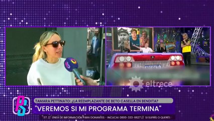 Tamara Pettinato enfrentó la versión que sería la nueva conductora de Bendita