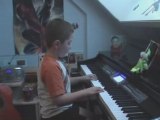 Je m'entraine pour mon examen de piano - mai 2008