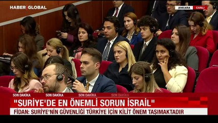 Bakan Fidan: SDG bu denklemden vazgeçmeli