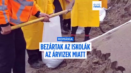 Iskolákat és kikötőket zártak be a viharok és árvizek miatt Romániában