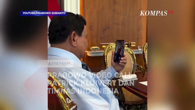 Prabowo Video Call Patrick Kluivert dan Timnas Indonesia Jelang Lawan Arab Saudi