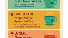 a guide to the best teas for each of the four phases