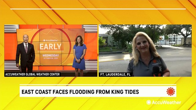 East coast faces flooding from king tides