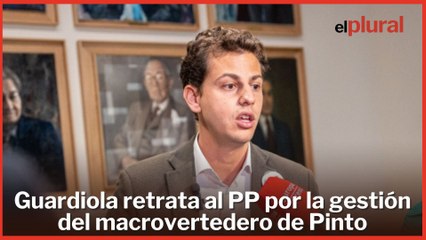 Guardiola (PSOE) retrata al PP por la gestión del macrovertedero de Pinto