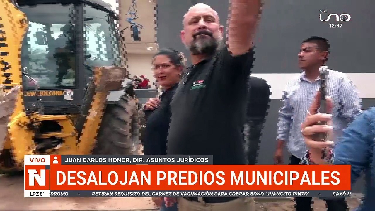DESALOJAN PREDIOS MUNICIPALES