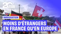 La France accueille moins d'étrangers que le reste de l'Europe
