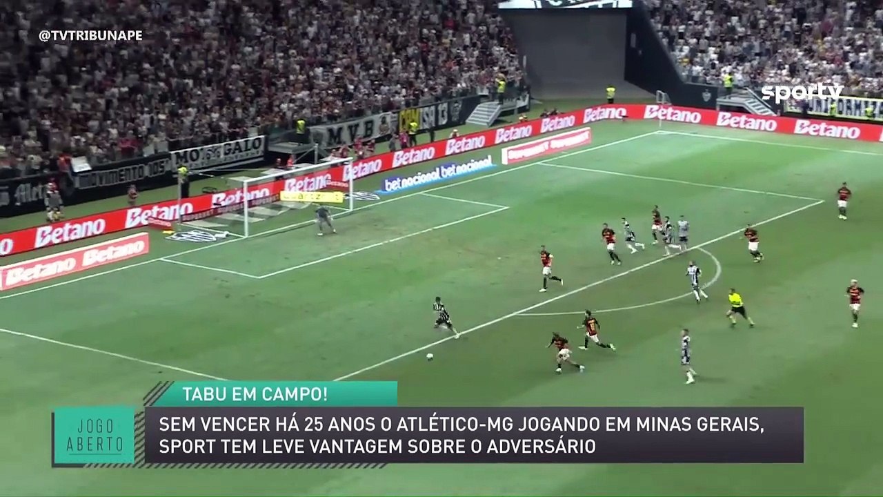 Sem vencer há 25 anos o Atlético-MG jogando em Minas Gerais, Sport tem leve vantagem sobre adversário