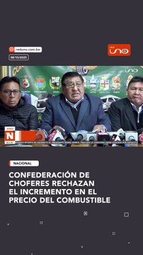 CONFEDERACIÓN DE CHOFERES RECHAZAN EL INCREMENTO EN EL PRECIO DEL COMBUSTIBLE