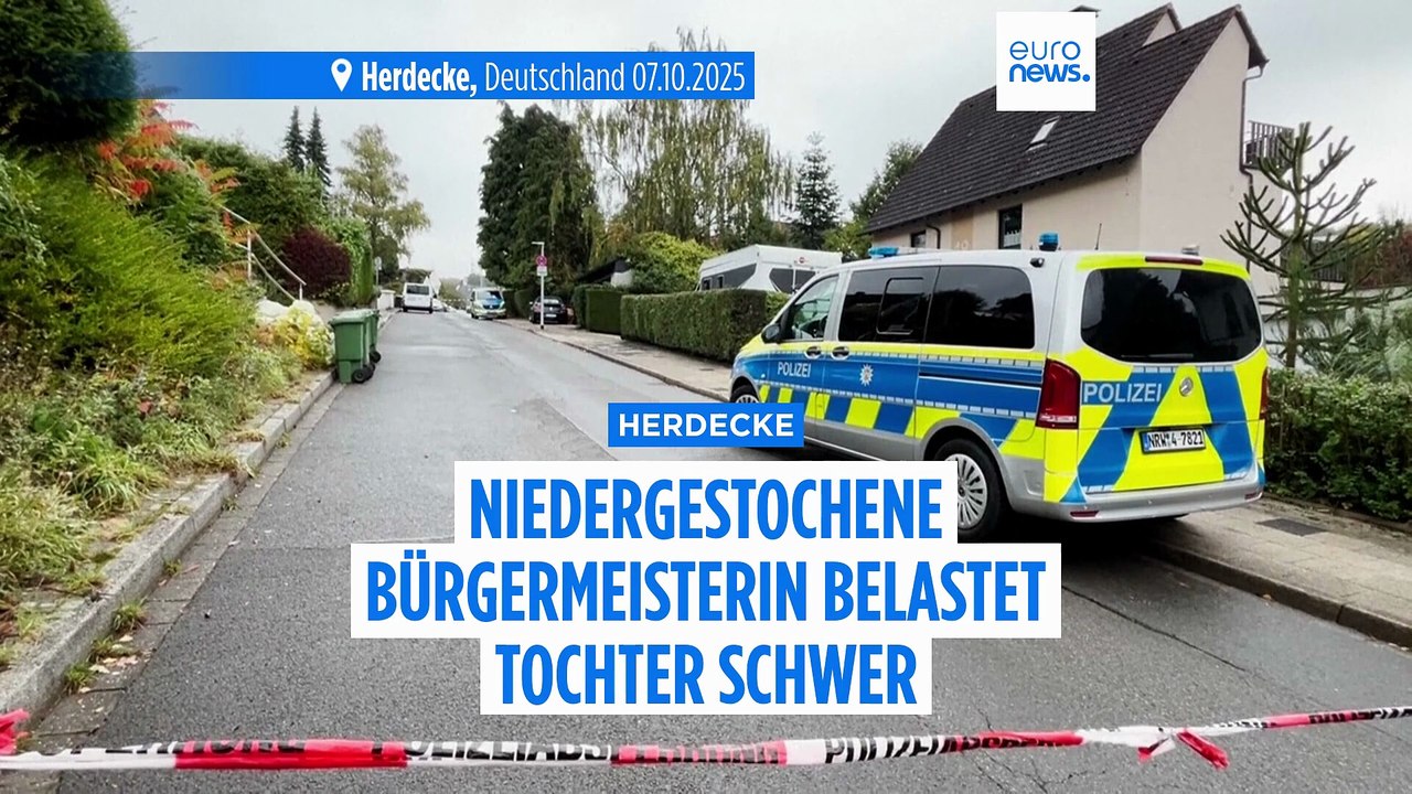 Herdecke: Niedergestochene Bürgermeisterin belastet Tochter schwer