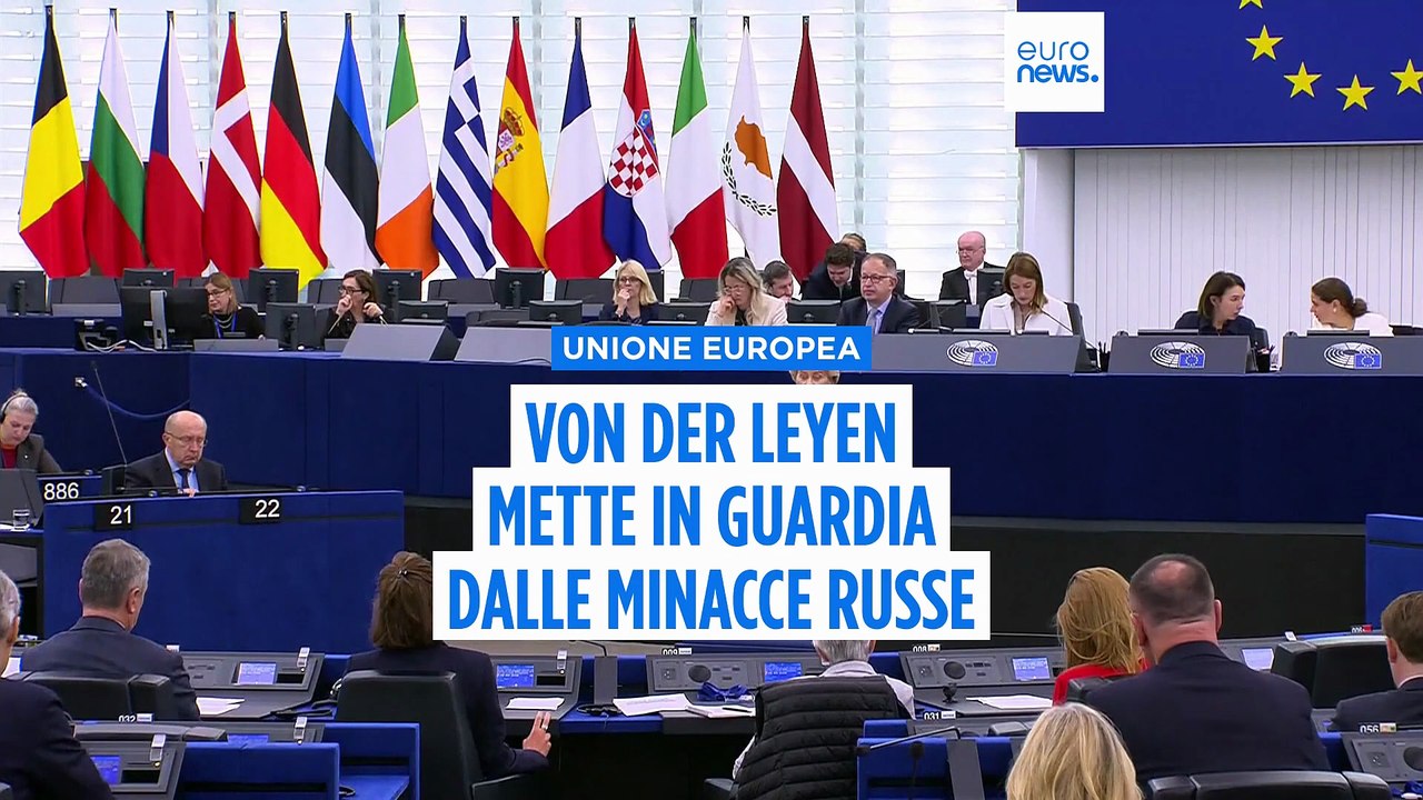 Von der Leyen avverte sulla minaccia russa: "Contro l'Ue una guerra ibrida, serve risposta unita"