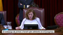 El embargo de armas a Israel sale adelante en el Congreso