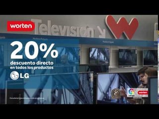 20% descuento directo en productos LG