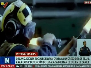 Organizaciones sociales rechazan agresiones militares de EE. UU. en el mar Caribe