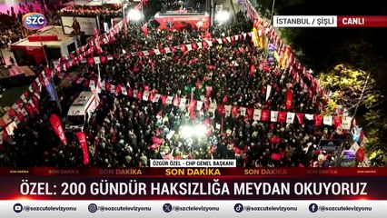 'Bir Korkak Var Karşımızda' Özgür Özel Şişli'de Meydanı İnletti! Sarsıcı Çıkış!
