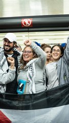 Mexicanos de la Flotilla Sumud regresan a casa tras ser repatriados por Israel