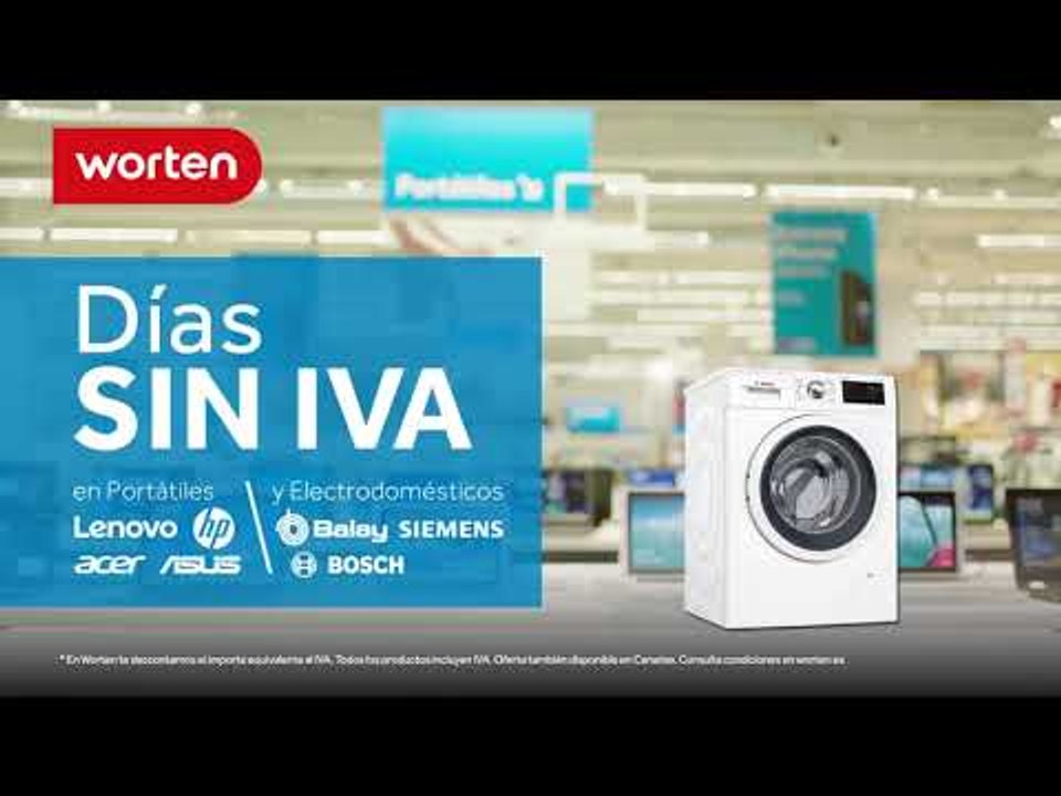 Días Sin Iva en Portátiles y Electrodomésticos