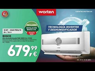 WORTEN CANARIAS. Oferta exclusiva del 20 al 30 de Abril de 2021.
