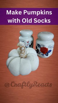 DIY Pumpkin from Old Socks 🎃 | No-Sew Fall Decor 🍁 | Easy Home Decoration Craft 2025 - 📝 🎃 Turn old socks into beautiful pumpkins! This easy, no-sew DIY pumpkin craft is perfect for fall decoration, Halloween decor, Reacts | DIY videos | crafts