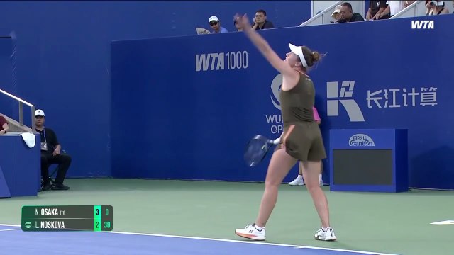 Linda Noskova VS Naomi Osaka | WTA Highlights | Round of 32 | Wuhan 2025