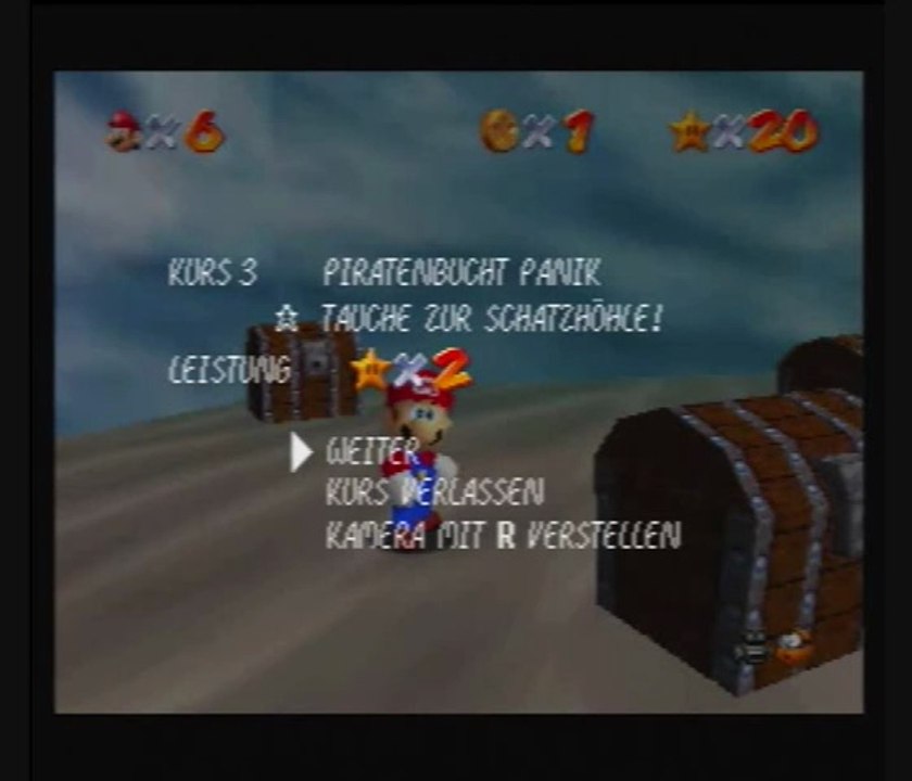 Let's Play Super Mario 64 (100% German) - Part 6 - Abenteuer in der Piratenbucht