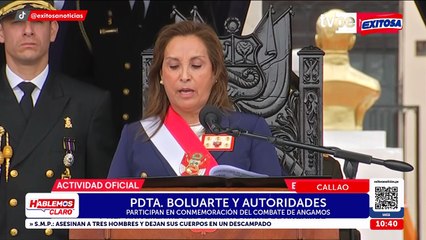Dina Boluarte asegura que su gobierno no cederá ante la delincuencia: "Seguimos trabajando sin descanso"