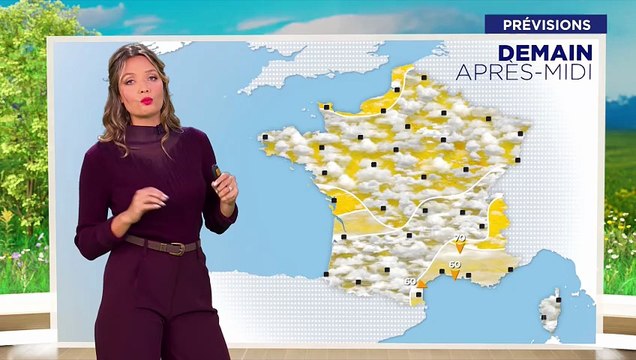 Gennifer Demey - Météo M6 du 08/10/2025 - Passage Perturbé Jeudi et Températures au-Dessus des Normales 🌥️🌡️