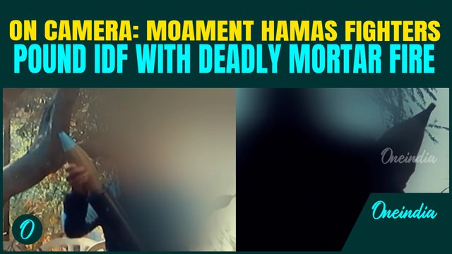 Hamas Vs IDF RAW FOOTAGE: Explosive Moment Al-Quds Fighters Launch Heavy Mortar Attack on IDF Troops