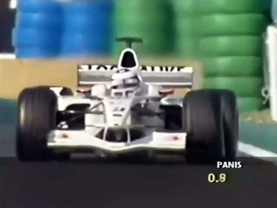 F1 – Olivier Panis (BAR Honda V10) lap in practice – France 2002