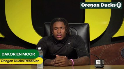 Oregon Freshman Dakorien Moore's Maturity Shines in First Interview