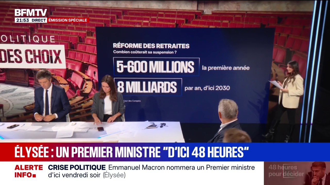 Élisabeth Borne propose de suspendre la réforme des retraites, mais concrètement combien ça coûterait?