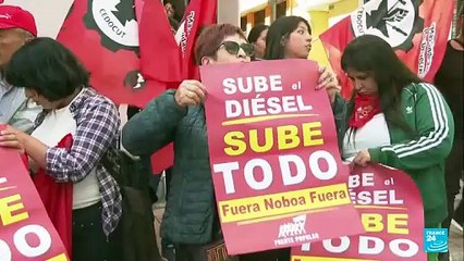 Presidencia de Ecuador denunció agresiones contra una caravana donde viajaba el presidente Noboa