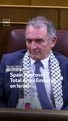Spain Approves Total Arms Embargo On Israel